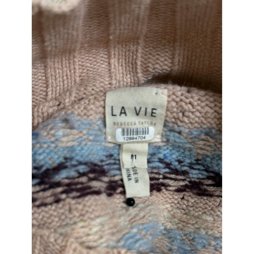 Women's Patterned Sweater - Multicolor - Picture 4 of 10